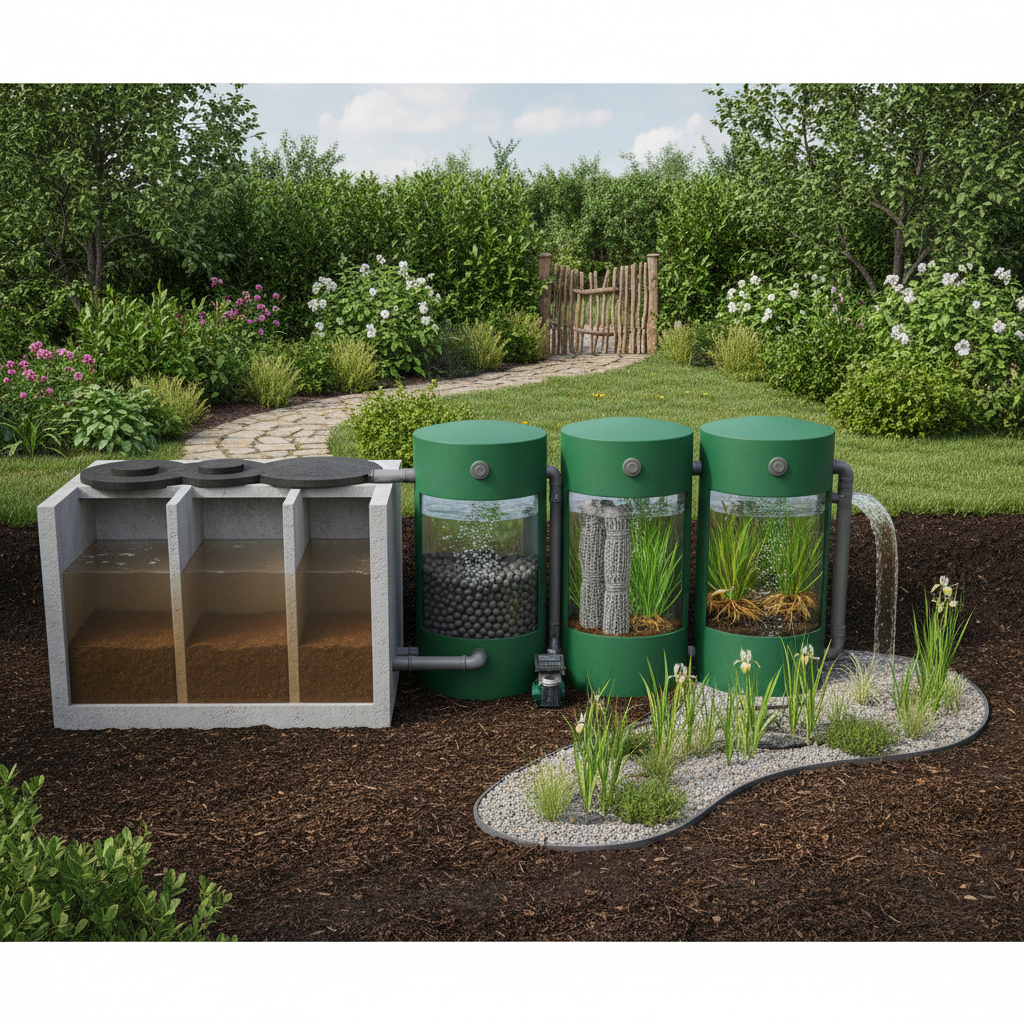 фото Септик и система биологической доочистки: как улучшить качество стоков