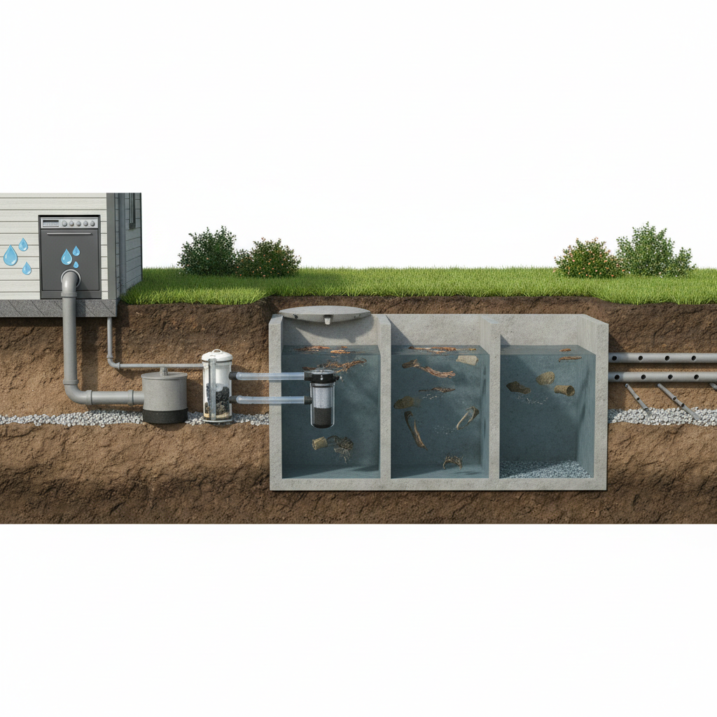 Септик и система утилизации отходов из посудомойки: как подключить | статья от Септик Про