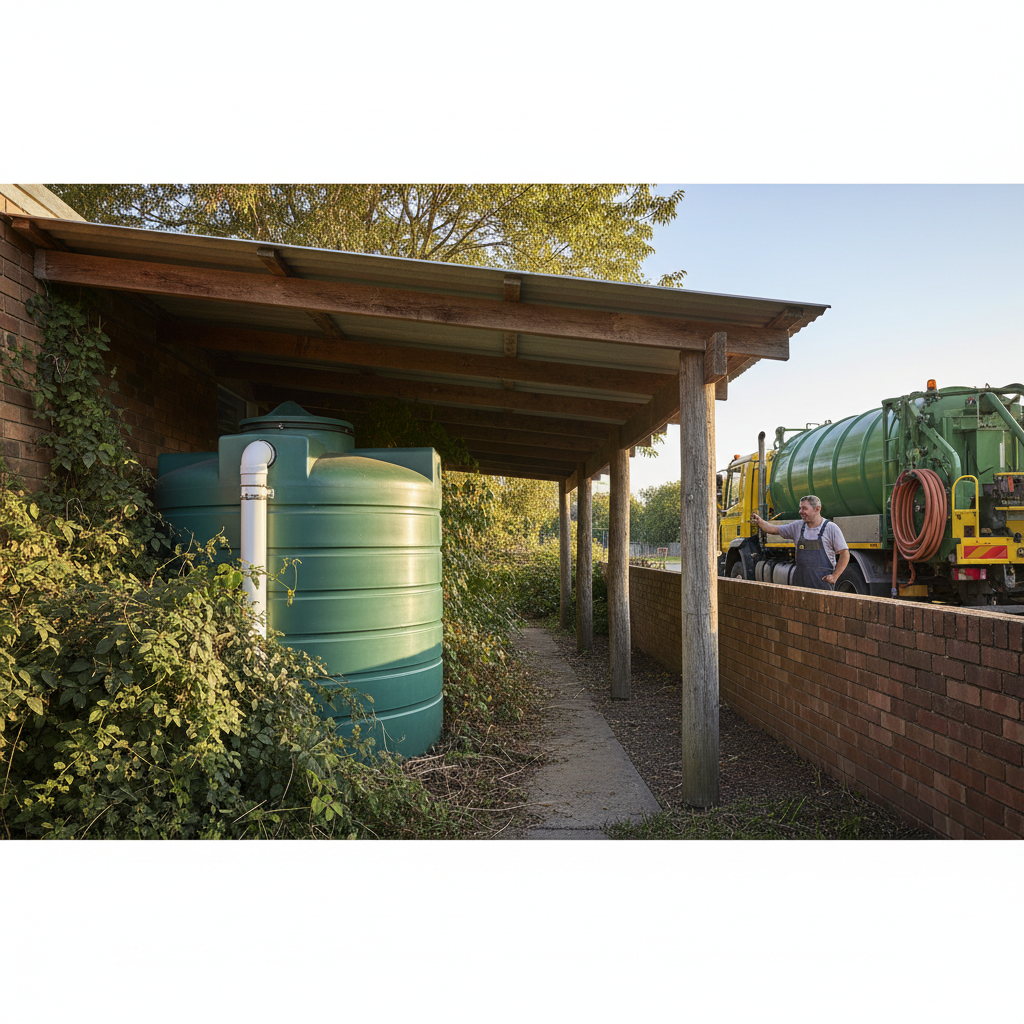 Почему нельзя ставить септик под навесом без доступа для ассенизатора | статья от Септик Про
