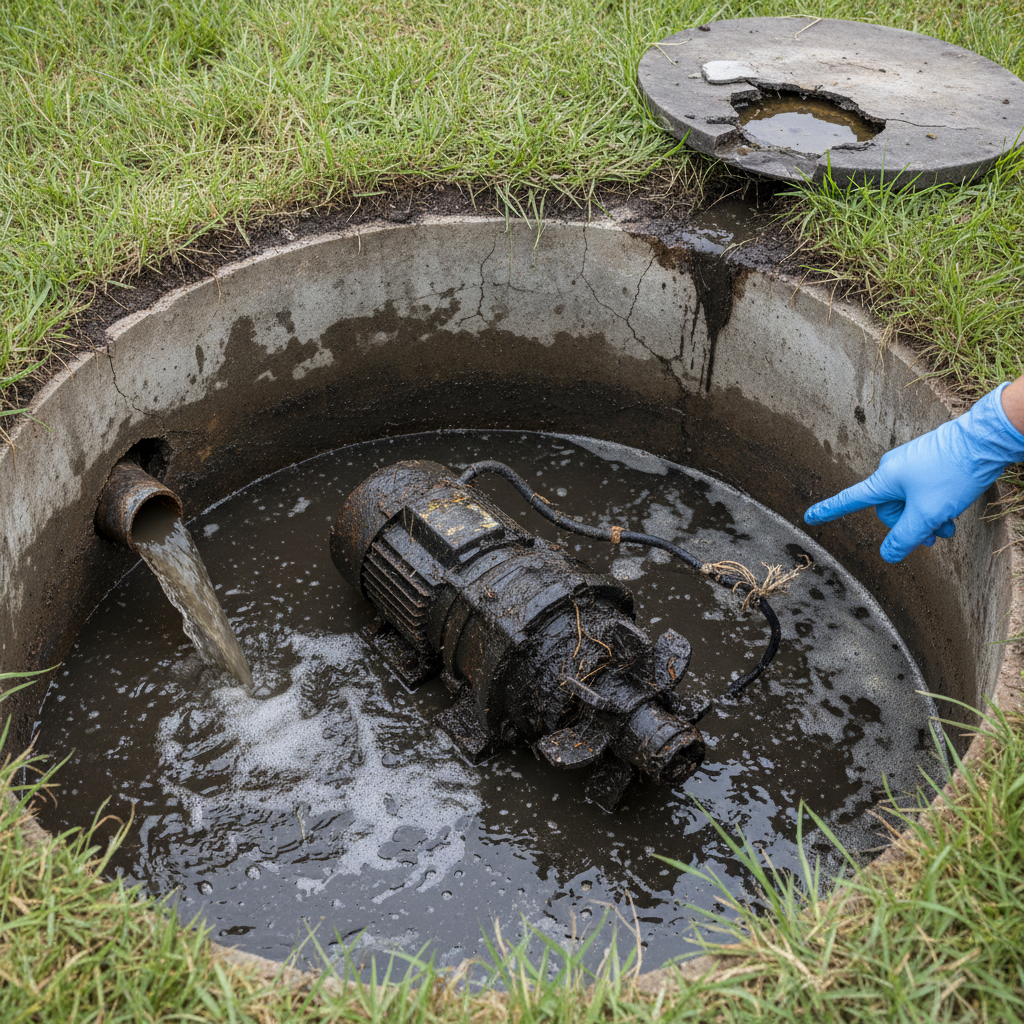 Как понять, что септик нуждается в замене насоса | статья от Септик Про