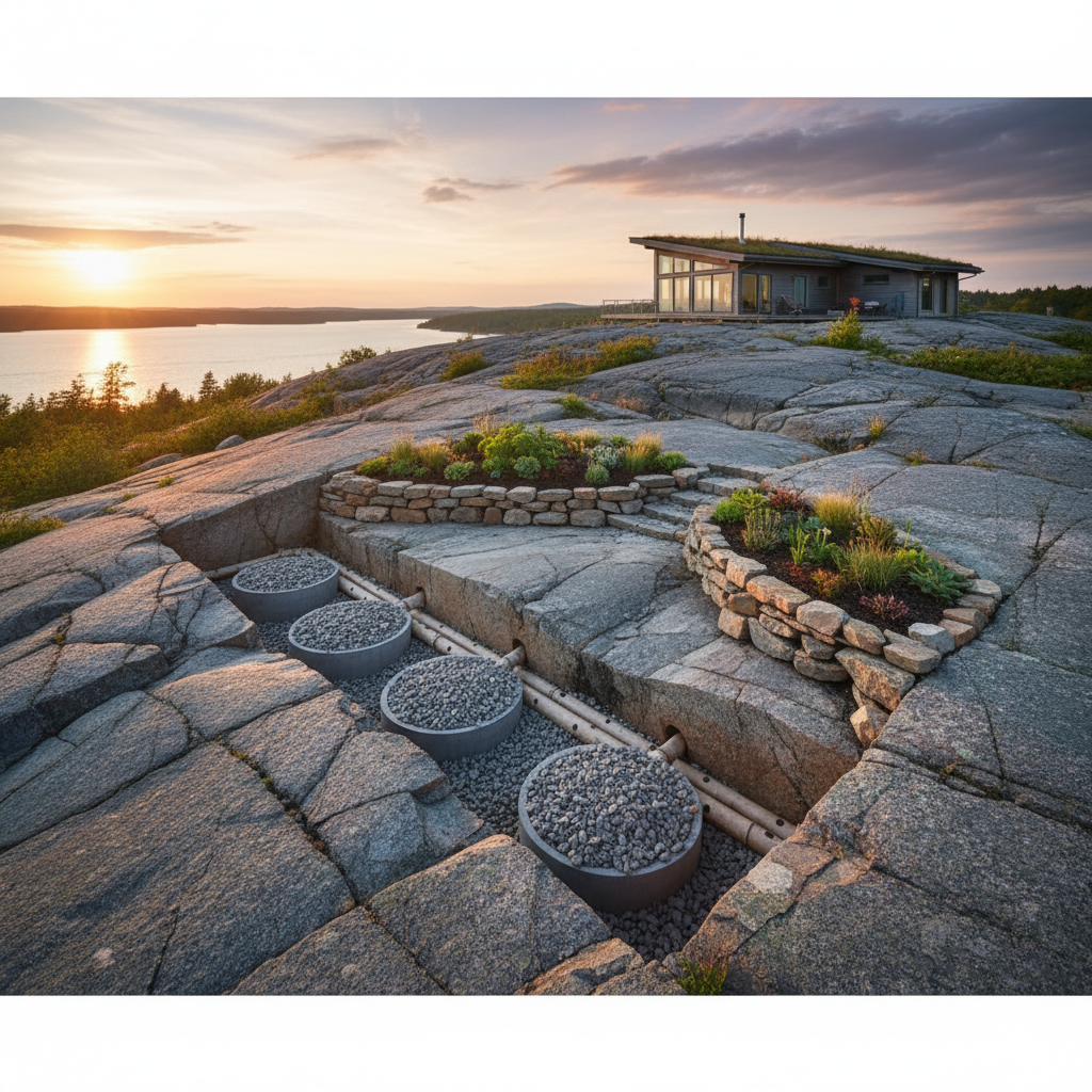 Как выбрать септик, если участок расположен на скальном основании | статья от Септик Про